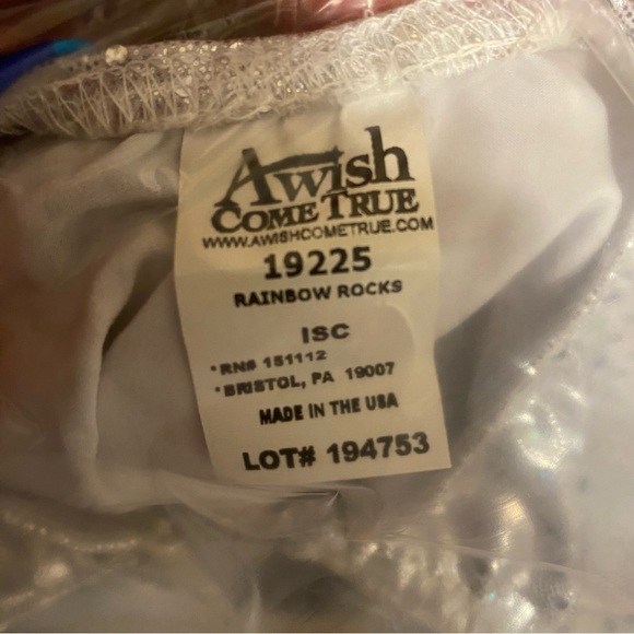 A Wish Come True Rainbow Rocks Dance Costume Size ISC - Picture 13 of 13